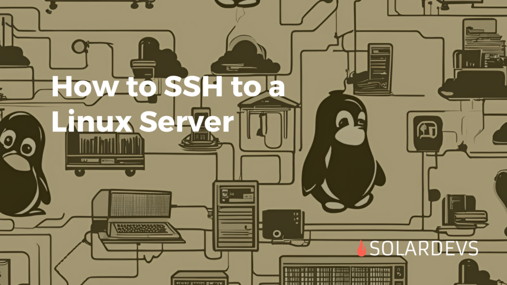 How to ssh to a linux server